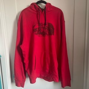 North Face Men’s XL Red Pullover Hoodie